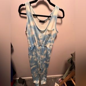 Cloud print jumpsuit.